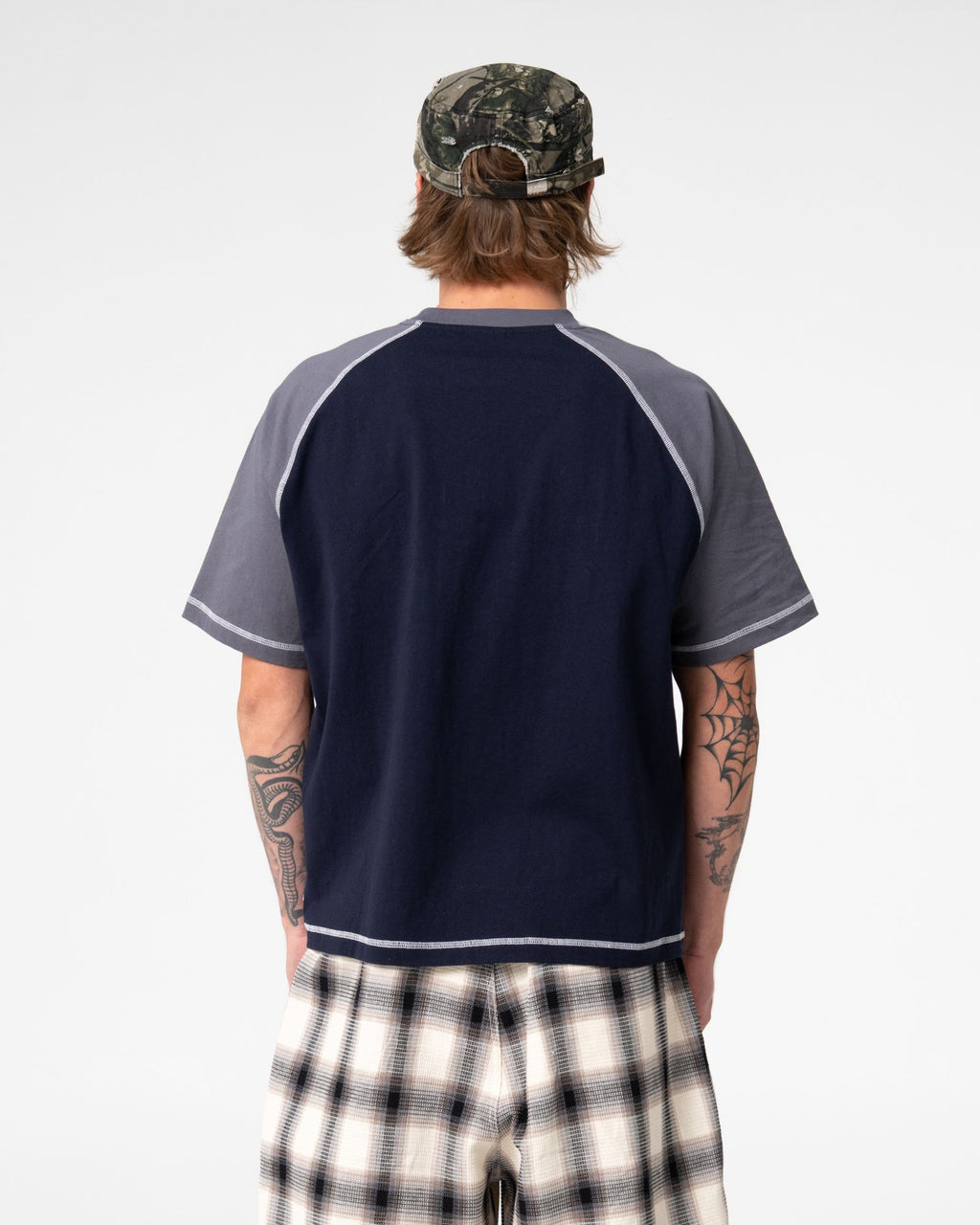 Rusty Mens Decoy Short Sleeve T-Shirt - Navy Blue