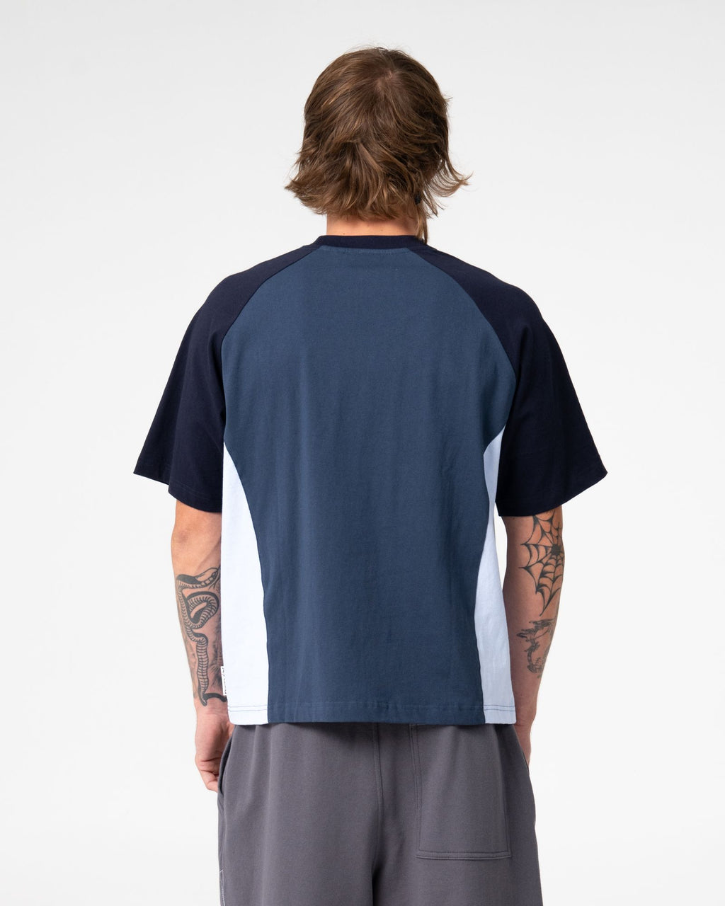 Rusty Mens Splish Splash Graphic T-Shirt - China Blue