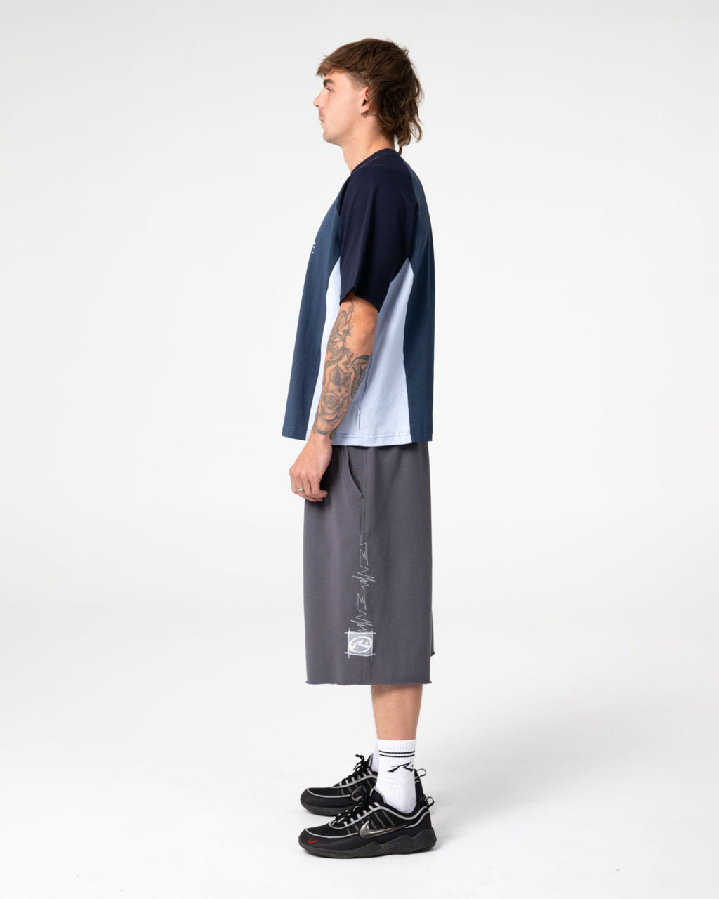 Rusty Mens Splish Splash Graphic T-Shirt - China Blue