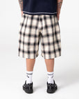 Rusty Mens Mista Checkya Baggy Shorts - Pinecone
