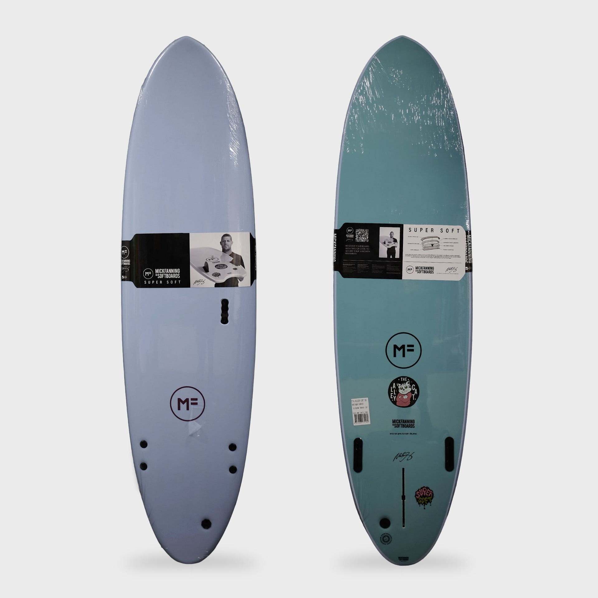 Mick Fanning Alley Cat Super Soft - Blue - 7&#39;6 - ManGo Surfing