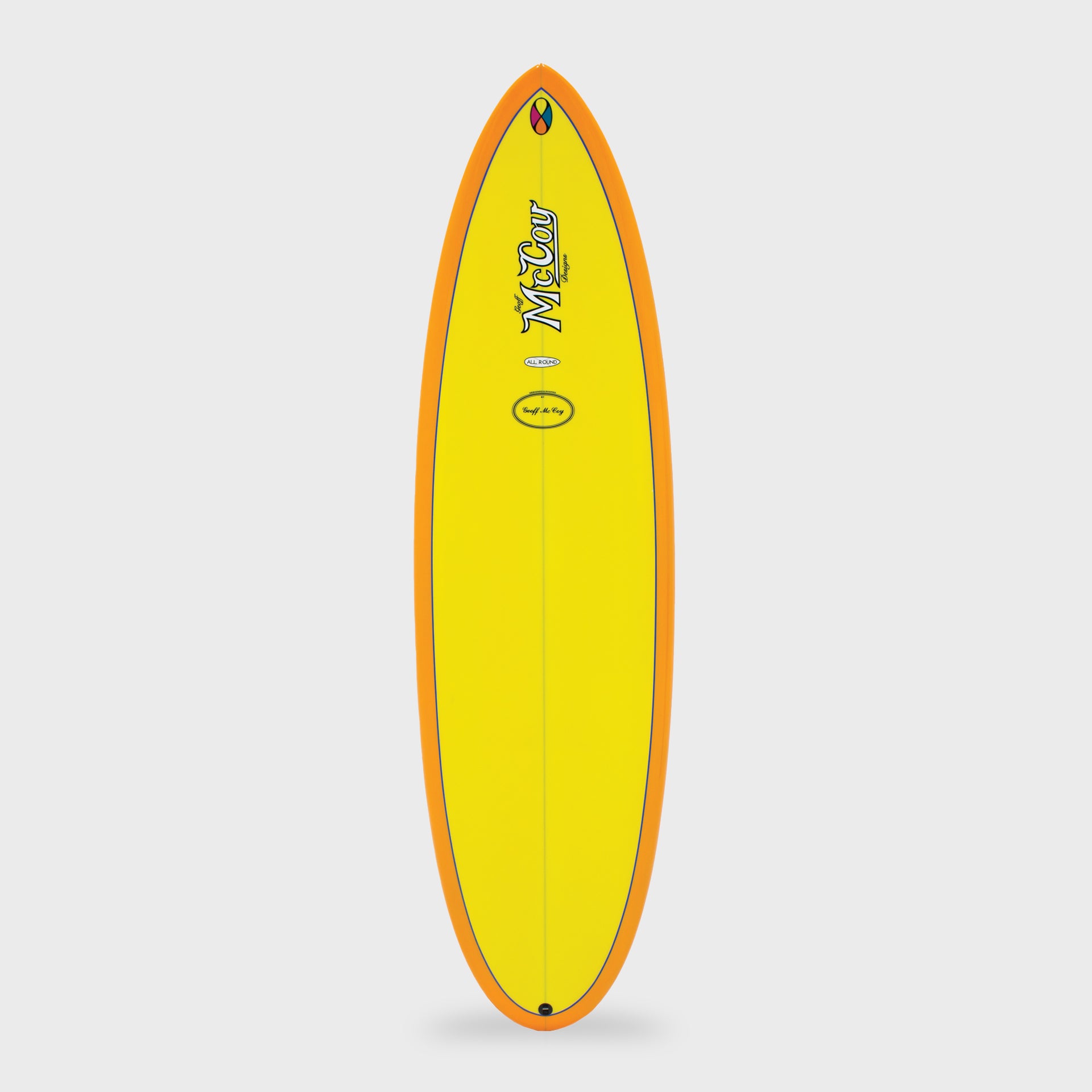 McCoy All Round Nugget 3F FCSII XF Sunrise Polish Surfboard - Yellow ...