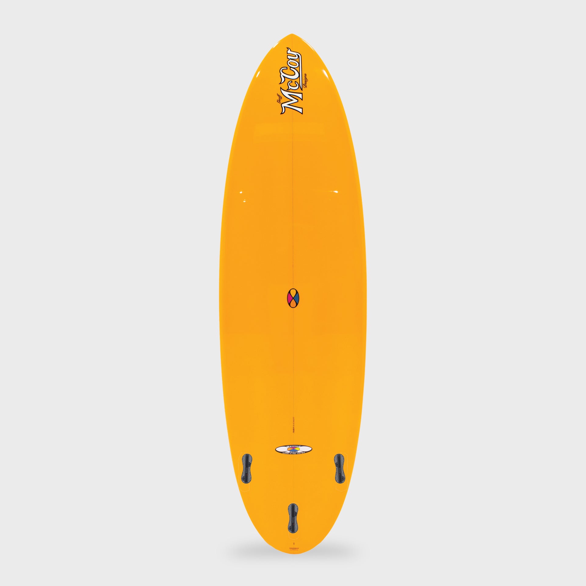 McCoy All Round Nugget 3F FCSII XF Sunrise Polish Surfboard - Yellow ...