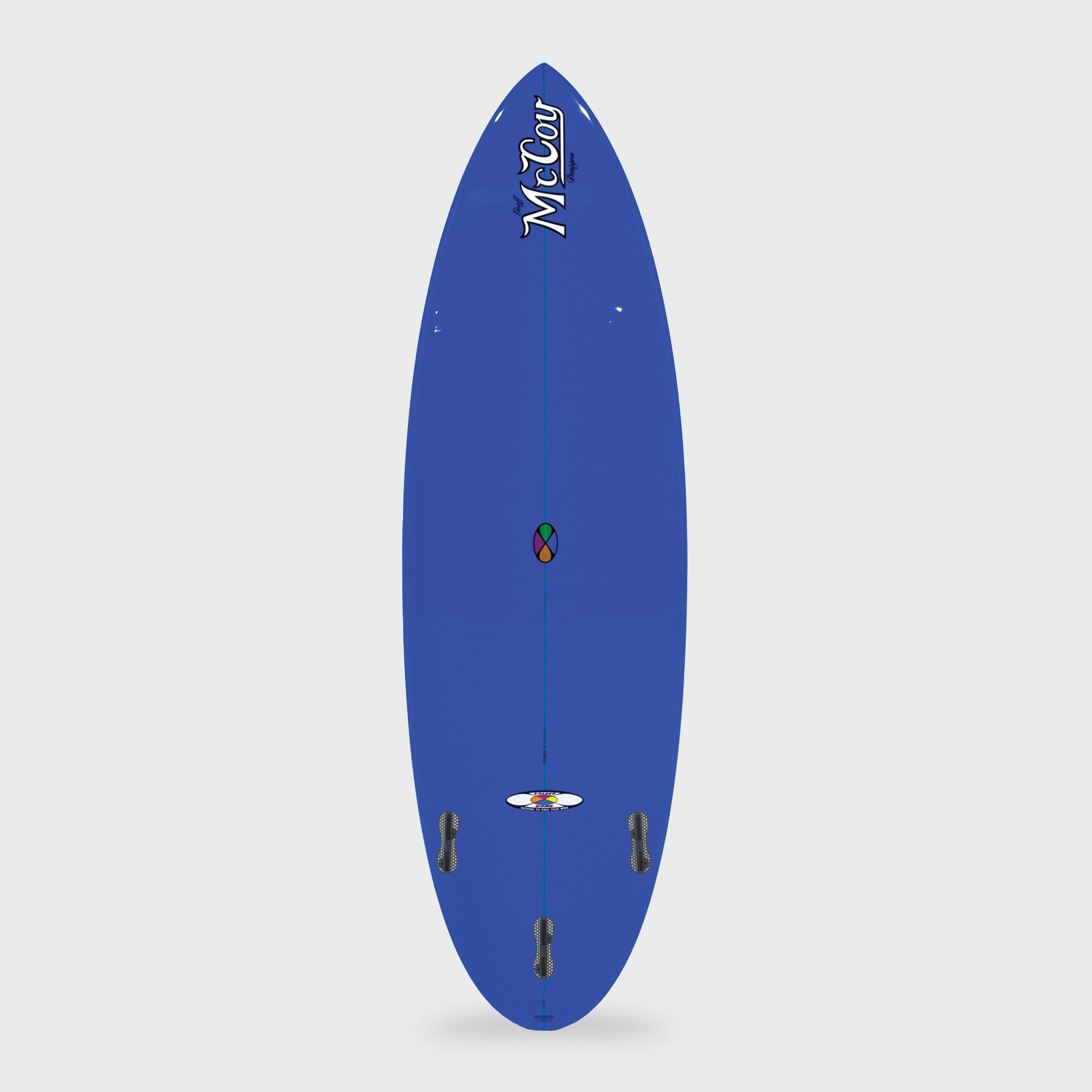 McCoy All Round Nugget 3F FCS II XF Sunset Polish Surfboard - Pink/Blu ...