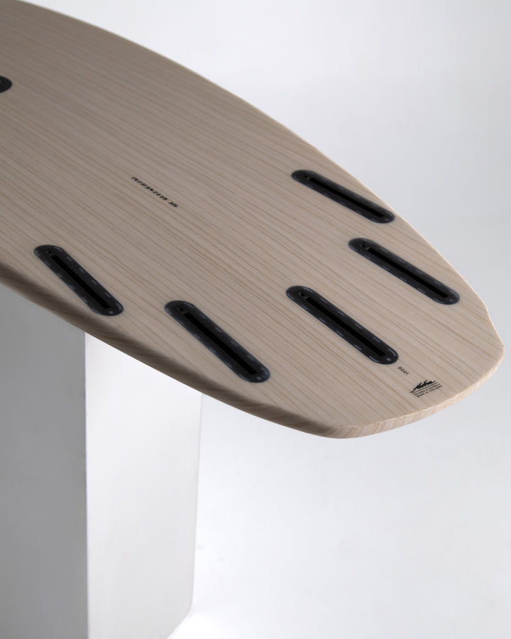 Aloha Black Panda 5F Ecoskin (Futures) Surfboard - ManGo Surfing