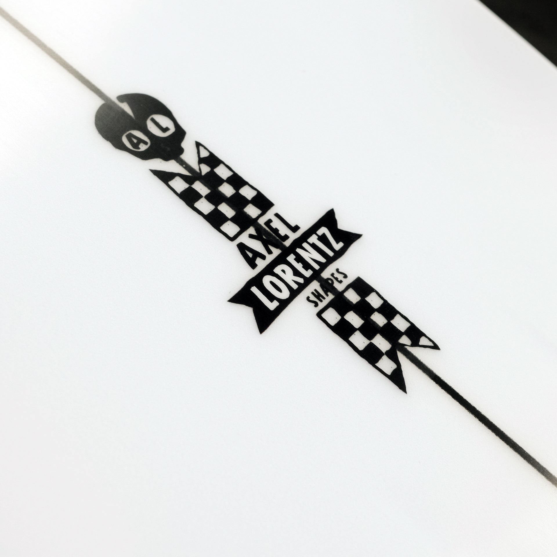 Axel Lorentz Angel Twin Surfboard - Clear