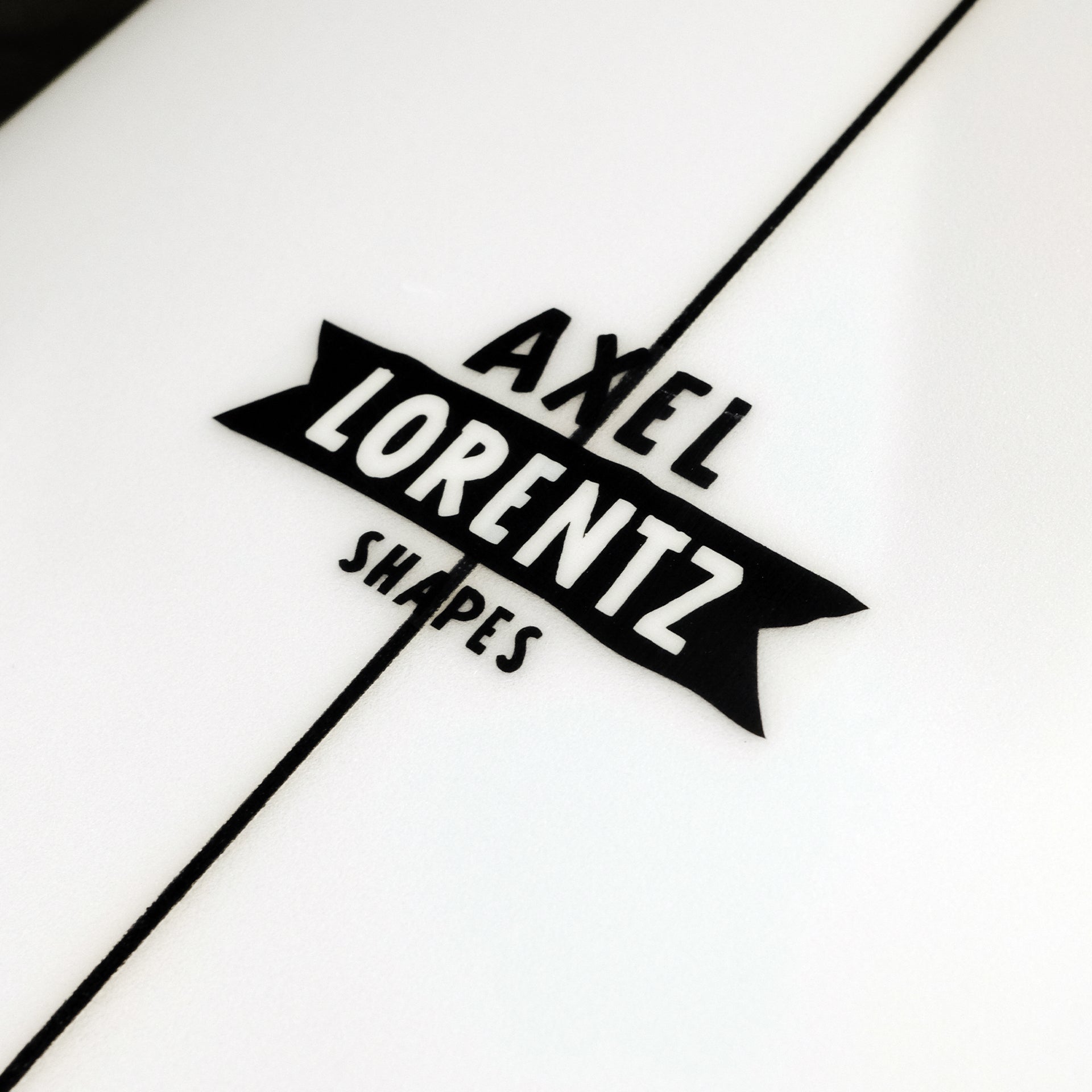 Axel Lorentz Angel Twin Surfboard - Clear
