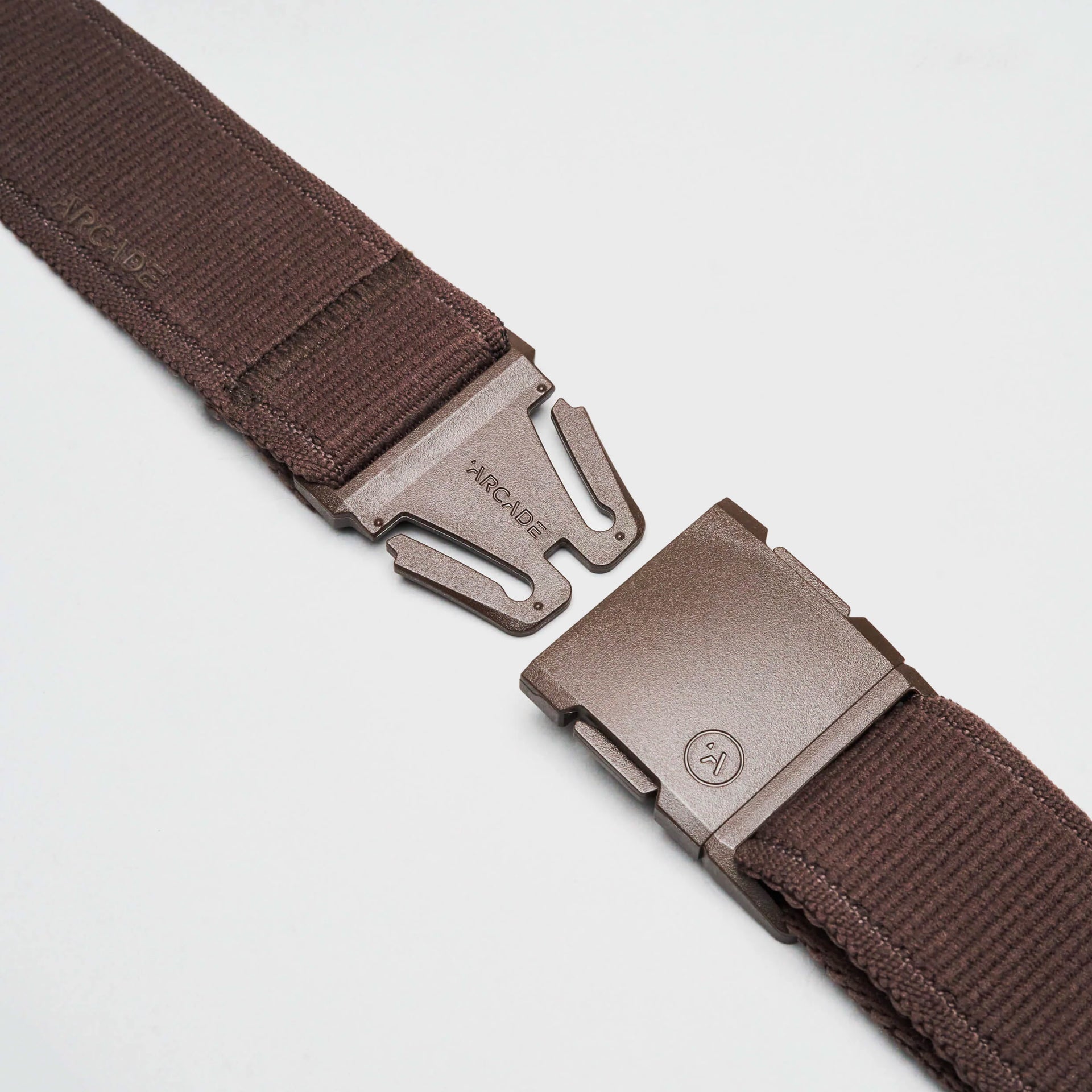 Arcade Atlas A2 Elastic Stretch Belt - Medium Brown - ManGo Surfing