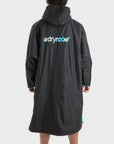 Adults Dryrobe - Advance Long Sleeve Dryrobe - Black/Blue - ManGo Surfing