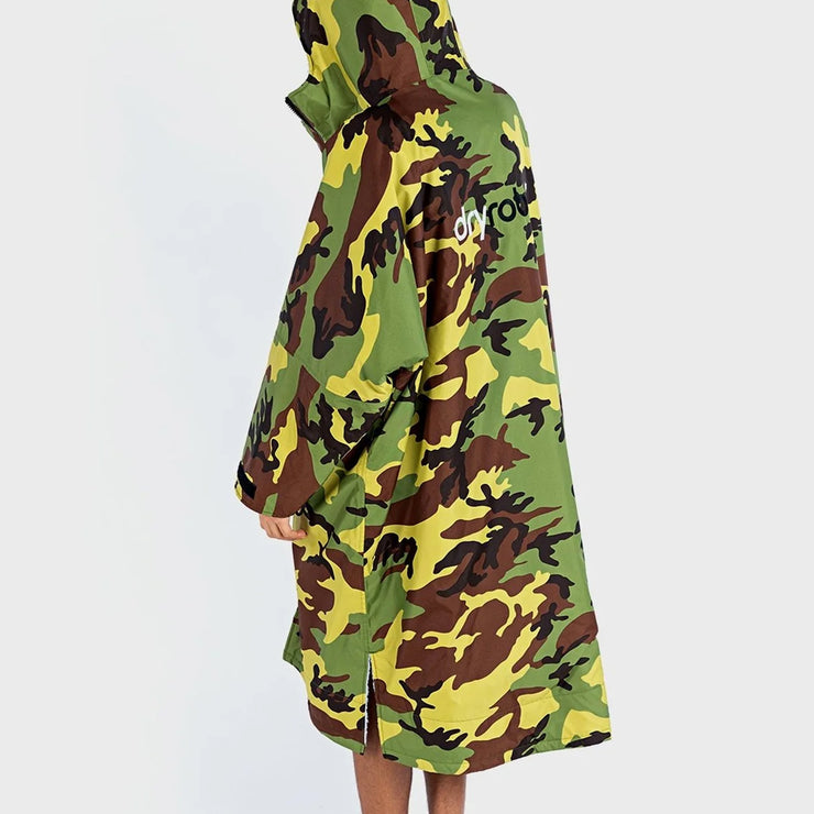 Adults Dryrobe - Advance Long Sleeve Dryrobe - Camouflage Grey