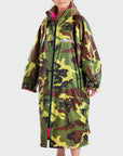 Adults Dryrobe - Advance Long Sleeve Dryrobe - Camouflage Pink - ManGo Surfing