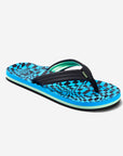 Ahi Kids Flip Flops - Boys Flip Flops - Swell Checkers - ManGo Surfing