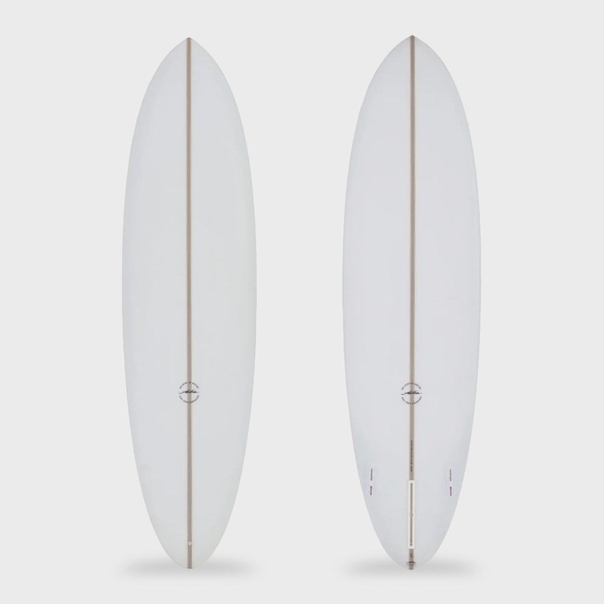 Aloha EZ Mid 3F PU PVCP Fun Surfboard - Clear – ManGo Surfing
