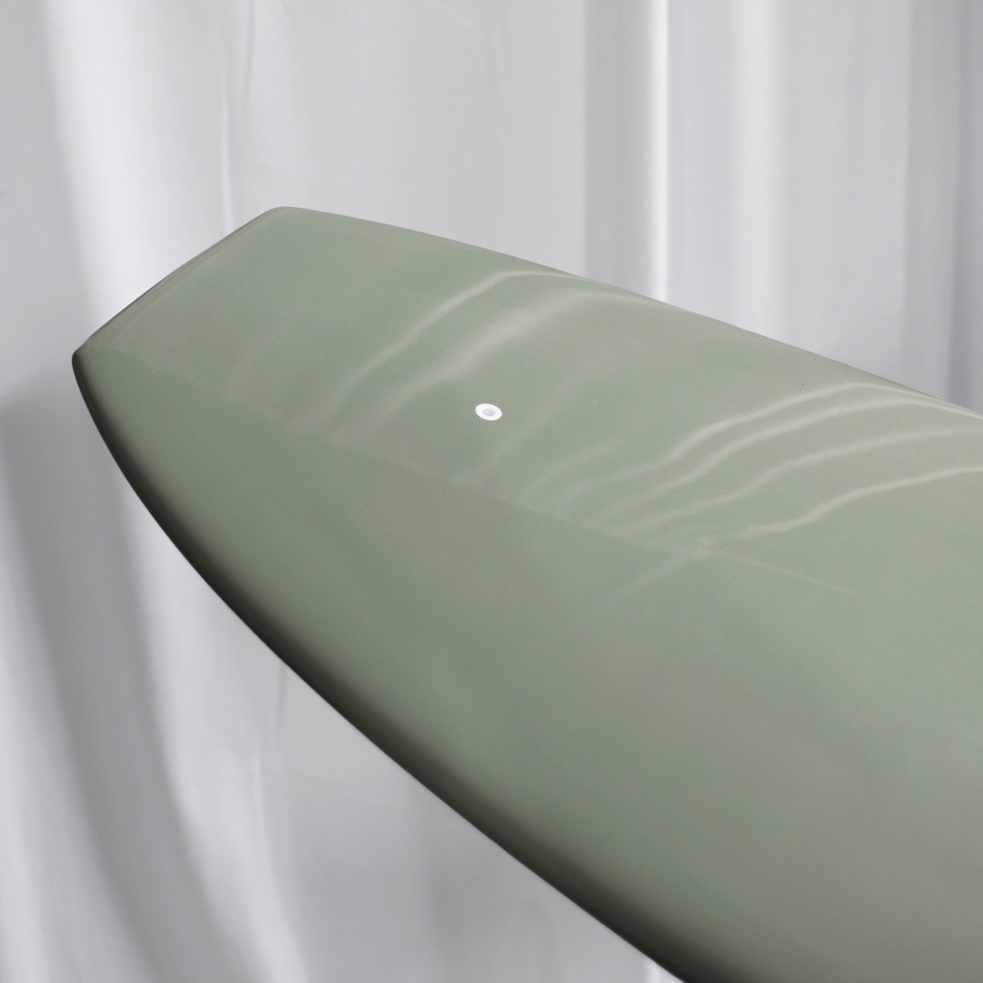 Aloha Chopped Log Longboard 10' Slot Box PU Tint Polish Surfboard - Sage