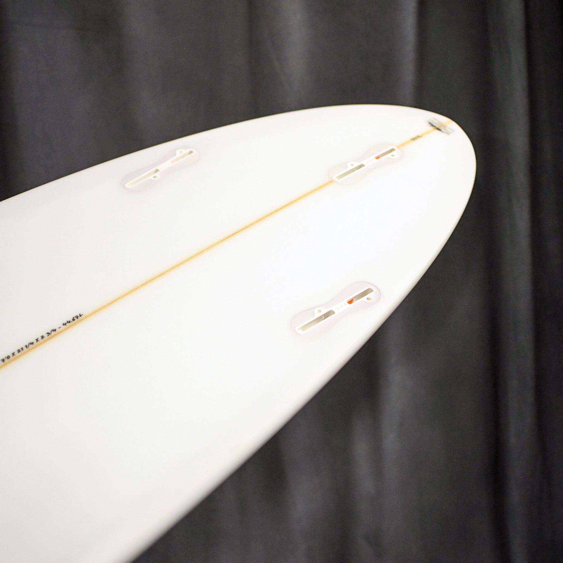 Aloha EZ-Mid Fun Tri PU Surfboard 3F (FCSII) - Clear