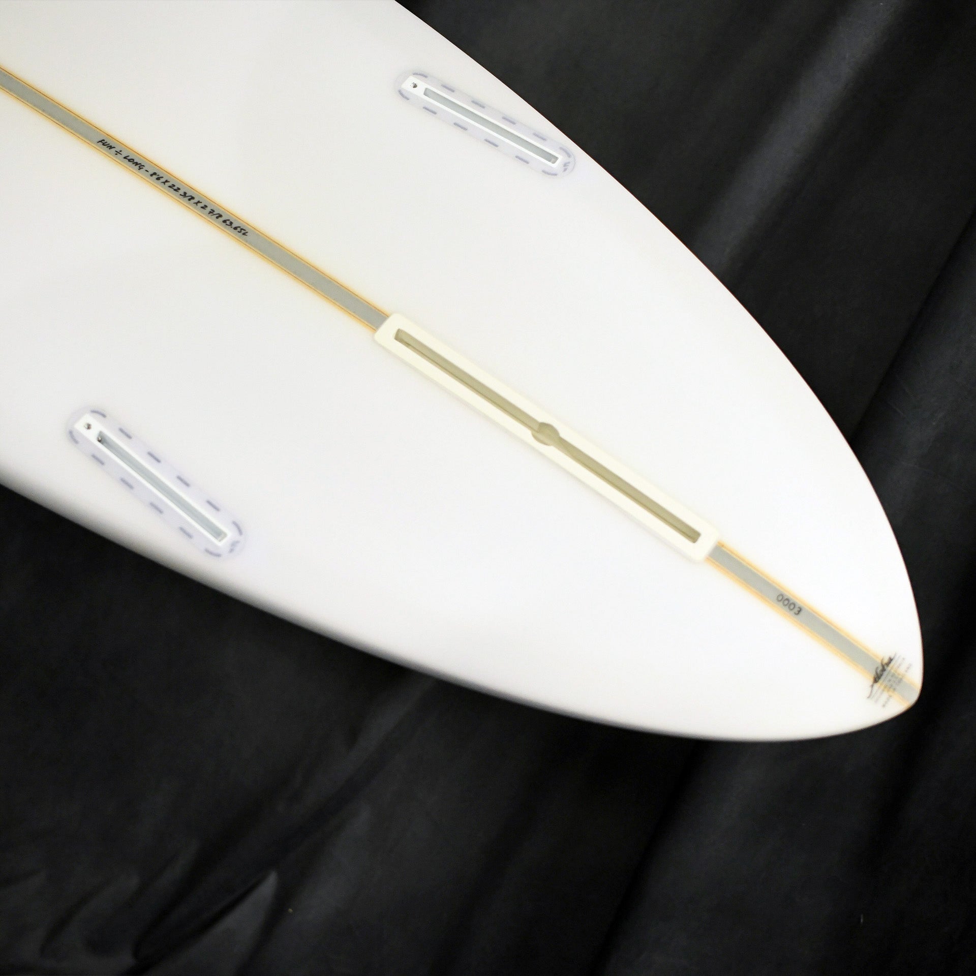 Aloha Fun Division Long PU Surfboard ( 1+2 Future ) - Clear