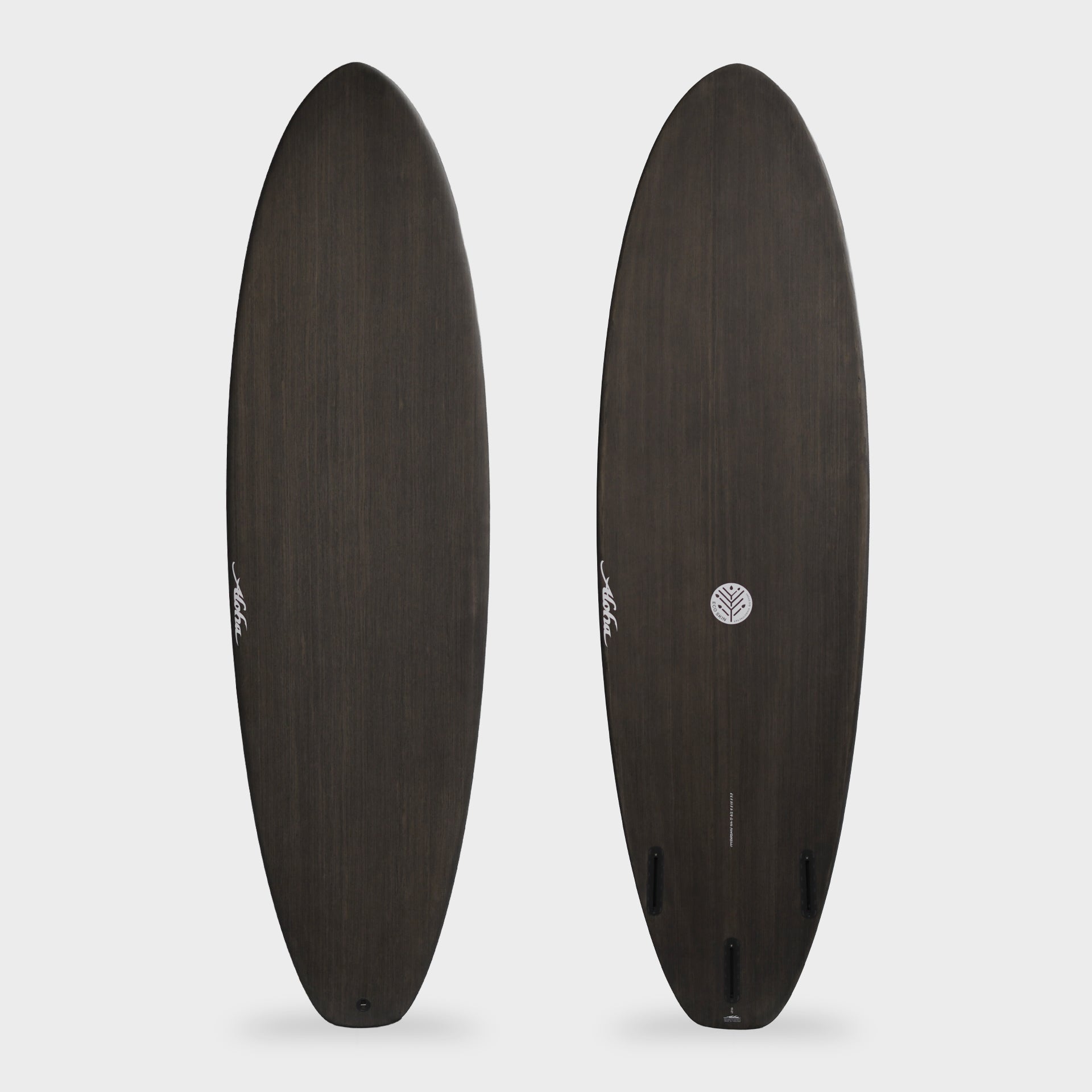Aloha Funzarelli Ecoskin Mid length (Futures) Surfboard - Black