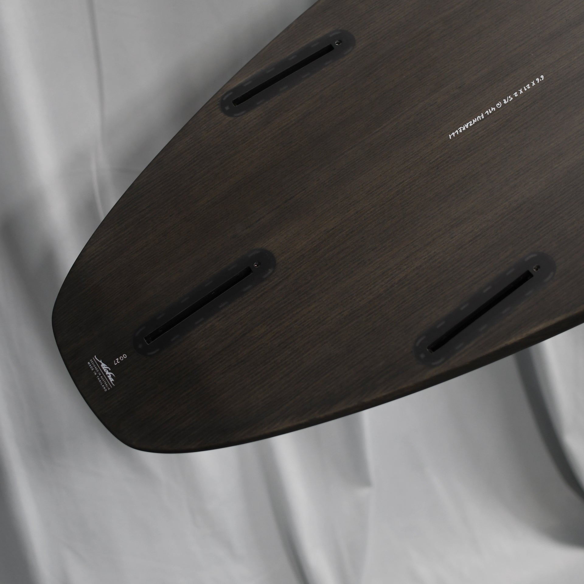 Aloha Funzarelli Ecoskin Mid length (Futures) Surfboard - Black