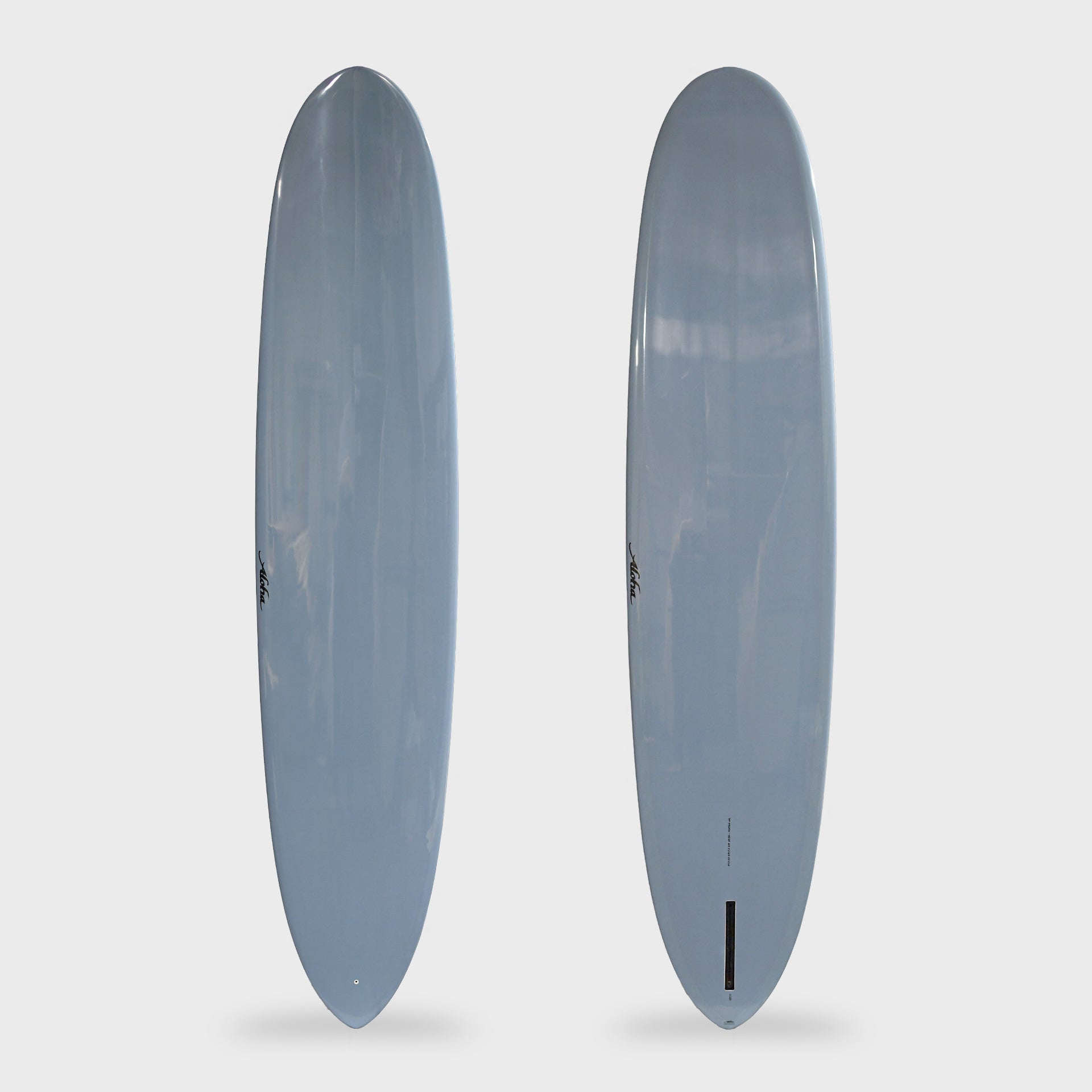 Aloha PinTail NoseRider Longboard 10'SlotBox PU Tint Polish Surfboard - Sky