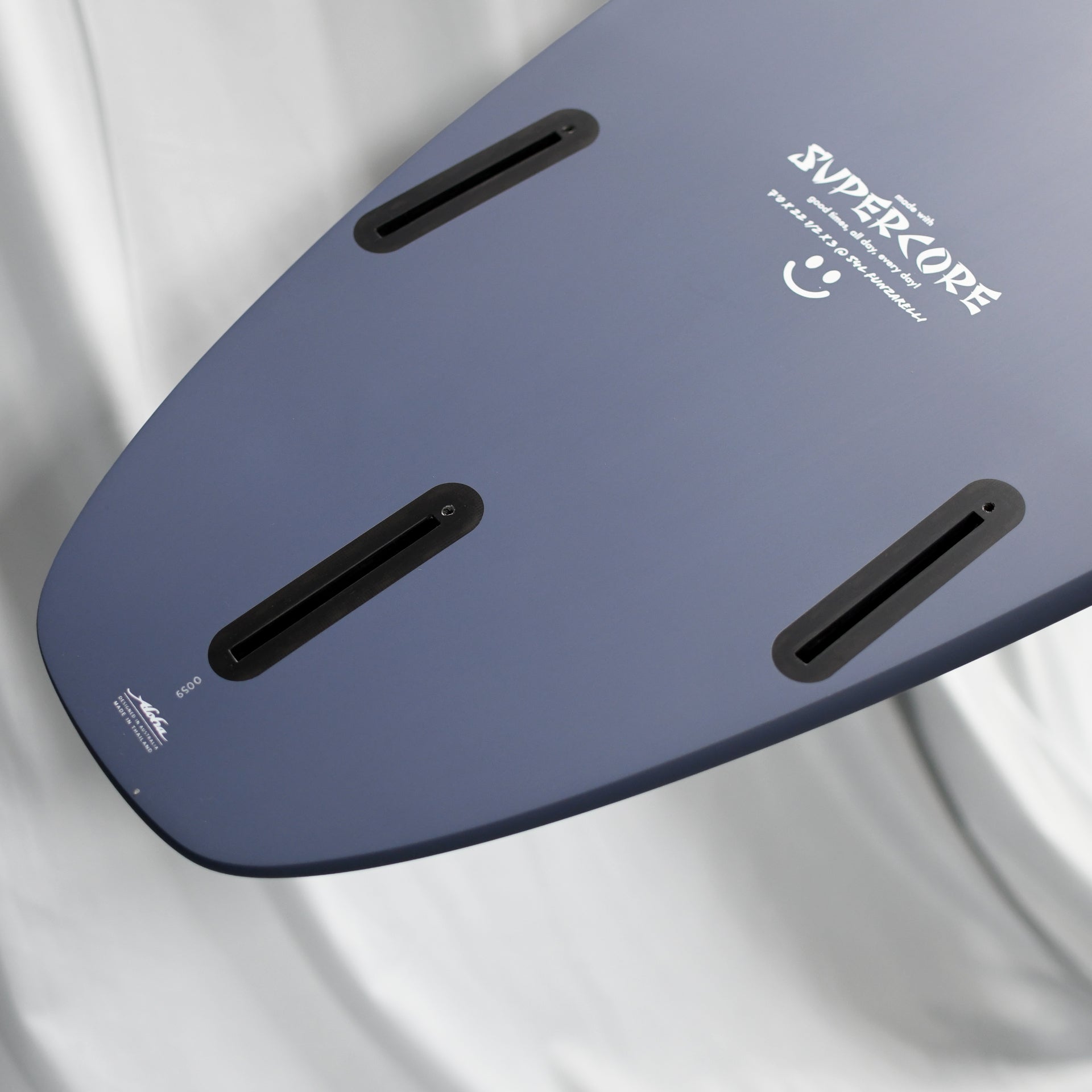 Aloha Smile Funzarelli Supercore Mid Length (Futures) Surfboard - Navy