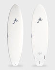 Aloha Smile Funzarelli Supercore Mid Length (Futures) Surfboard - White