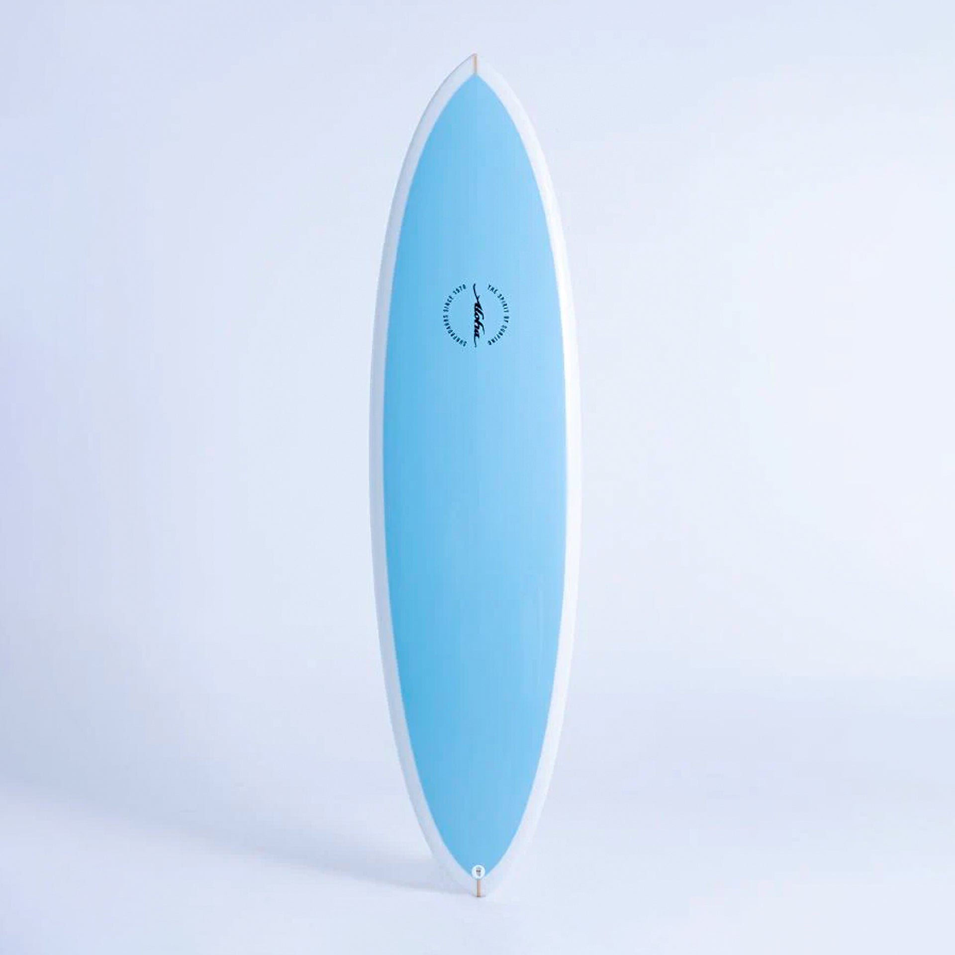Aloha Twin Pin PU Tint Polish Surfboard 3F (FCSII) - Sky – ManGo Surfing