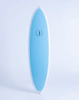 Aloha Twin Pin PU Tint Polish Surfboard 3F (FCSII) - Sky - ManGo Surfing