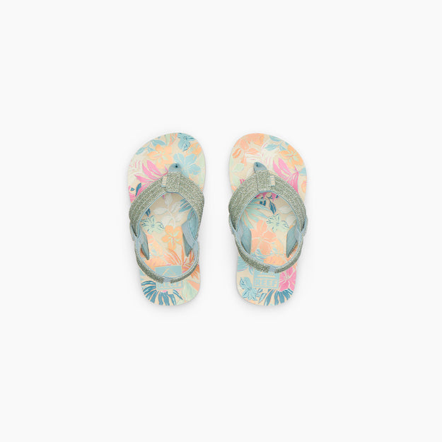 Reef Kids Little Ahi Sandals - Tropical Flower
