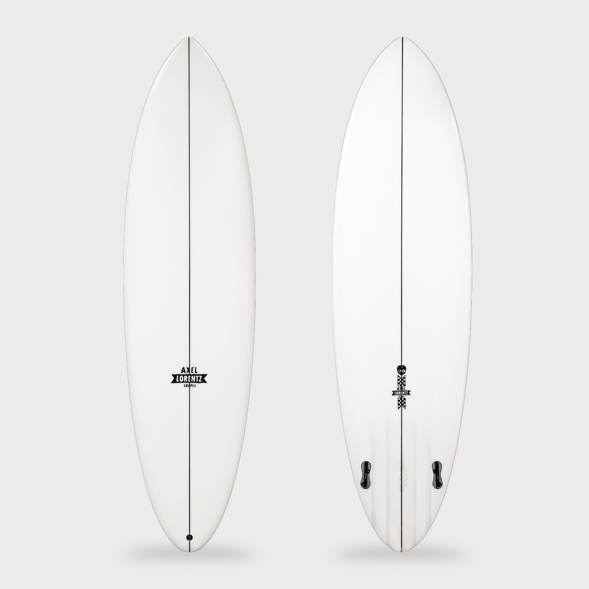 Axel Lorentz Angel Twin Surfboard - Clear