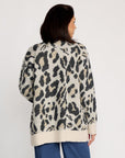 Volcom Womens Wylding Out Cardigan - Animal Print
