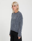 Volcom Womens Bubble Tease Sweater - Storm Blue