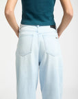 Volcom Womens Weellow II Denim Trousers - Bleached Aqua