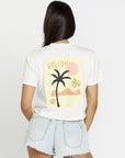 Volcom Womens Pocket Dial T-Shirt - Star White - ManGo Surfing