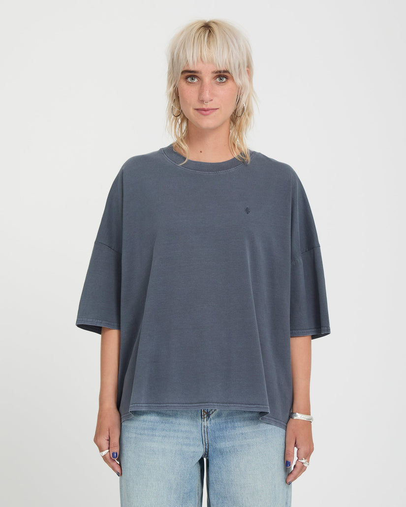 Volcom Womens Sto'N T-Shirt - Storm Blue