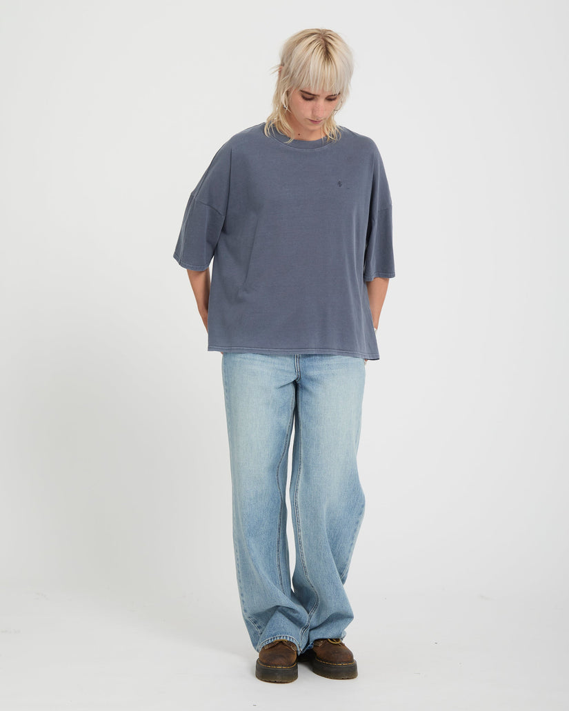 Volcom Womens Sto'N T-Shirt - Storm Blue