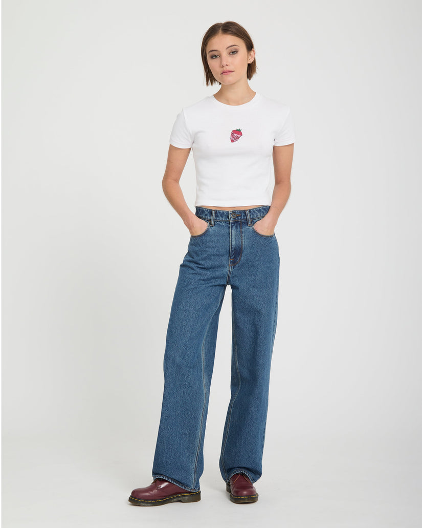 Volcom Womens Eyeson T-Shirt - White
