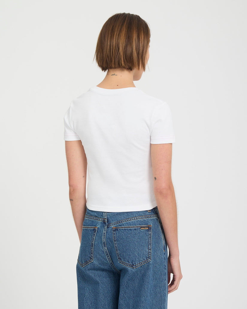 Volcom Womens Eyeson T-Shirt - White