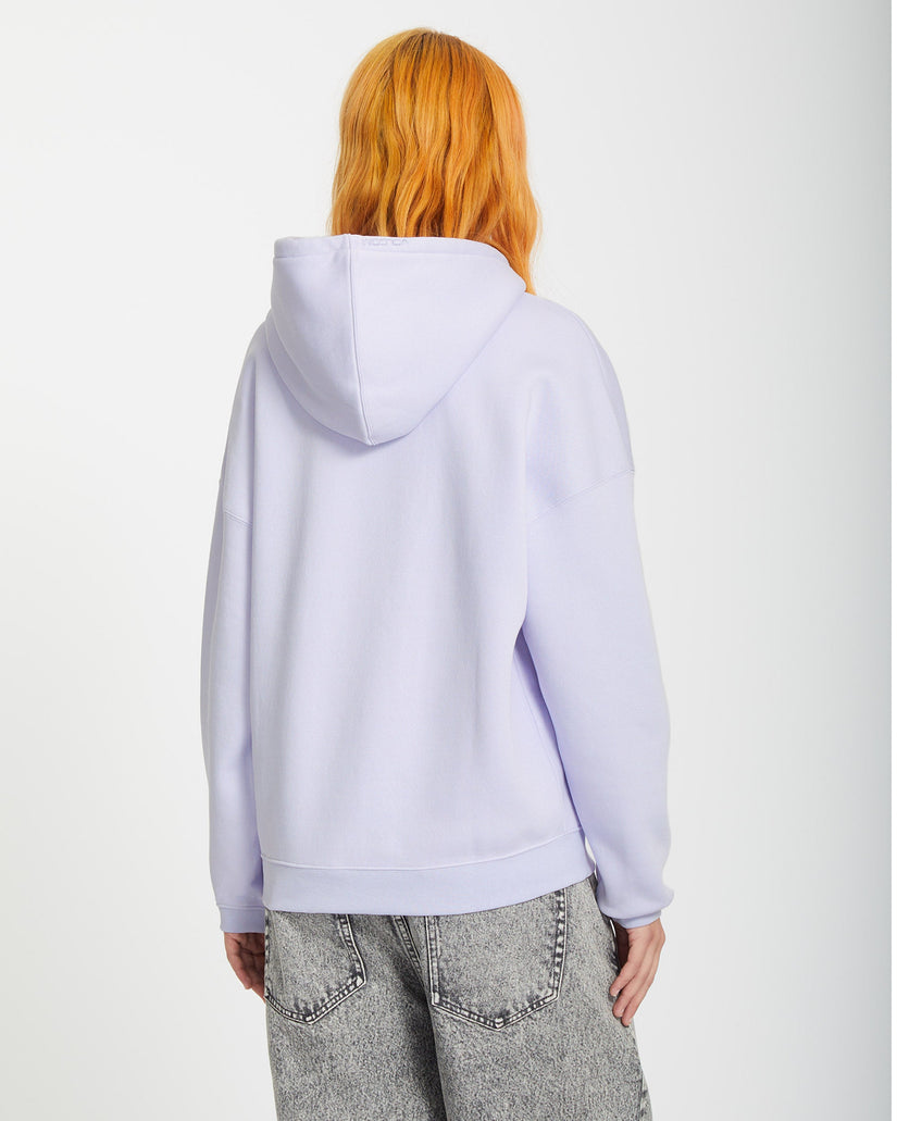 Volcom Womens Stone Heart Up Hoodie - Dusty Lavender - ManGo Surfing