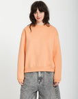 Volcom Womens Stone Heart Up Sweatshirt - Peach - ManGo Surfing