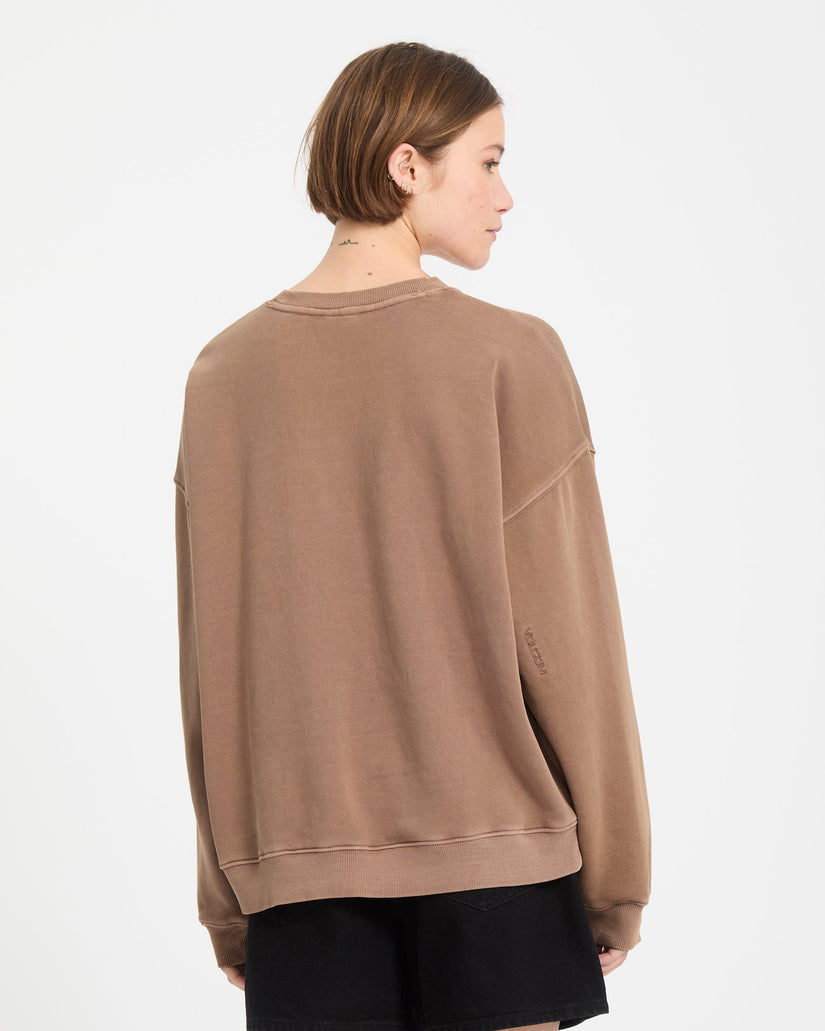 Volcom Womens Stone Soft Sweater - Pale Khaki