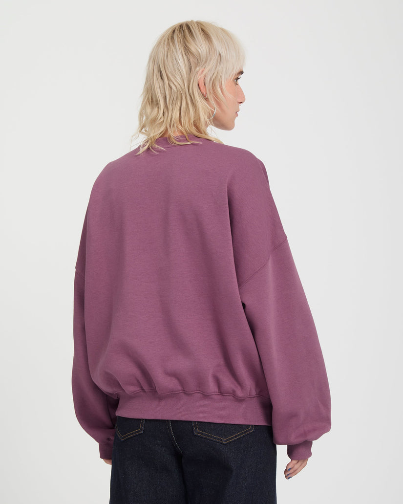 Volcom Womens Sto'N Sweatshirt - Orchid