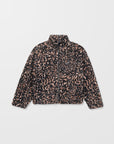 Volcom Womens Wylding Out Sherpa - Animal Print