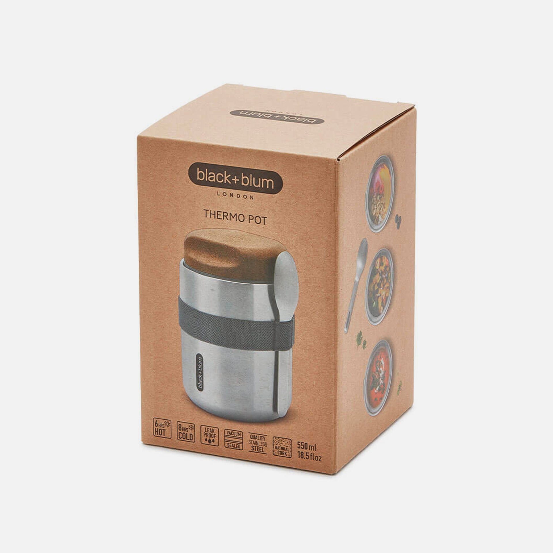 Black &amp; Blum 550ml Thermo Pot - Slate - ManGo Surfing