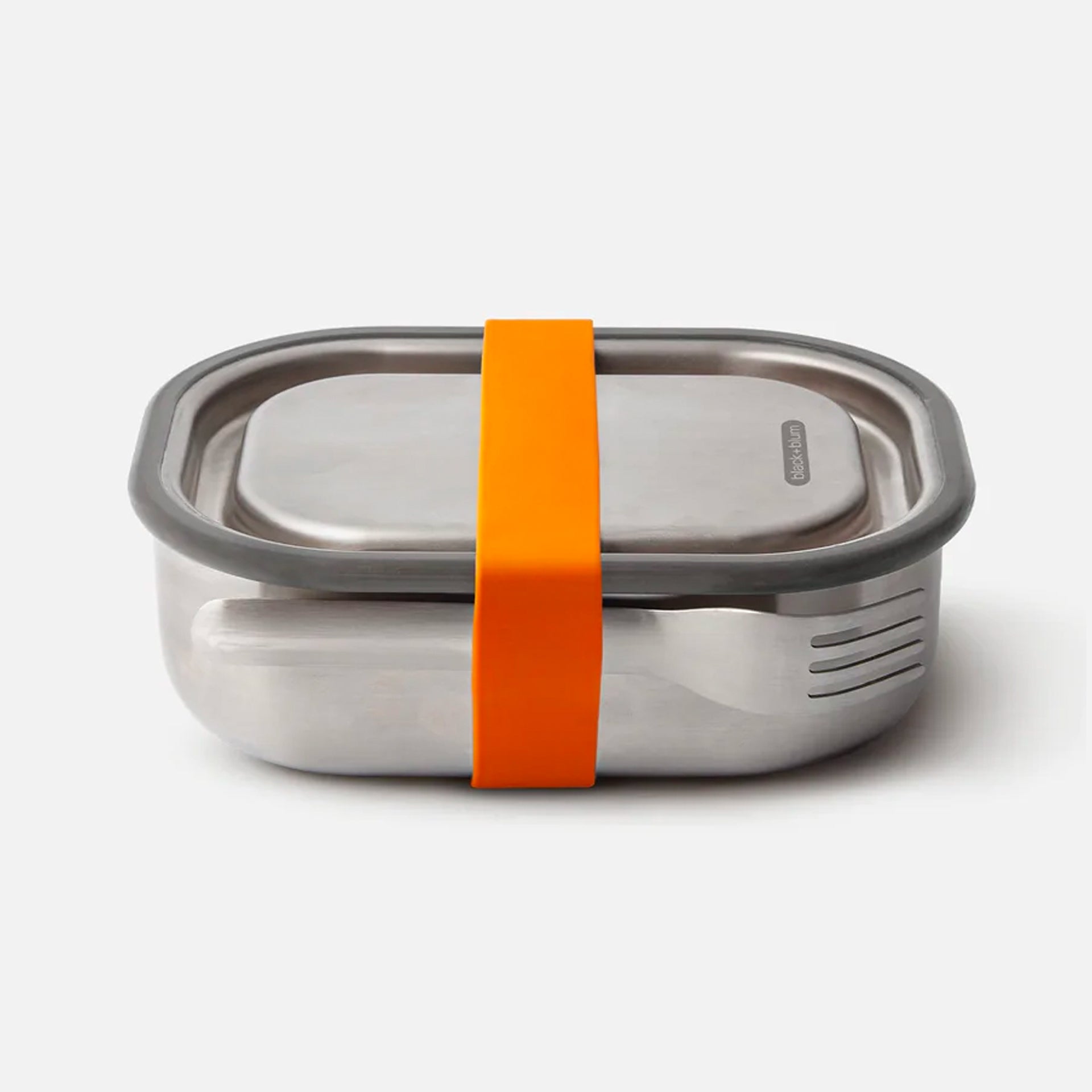 Black & Blum Stainless Steel (1 Litre) Lunch Box - Orange - ManGo Surfing