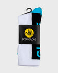 Body Glove Bold Crew Sock (Single Pack) - White - ManGo Surfing