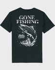 Better Days Gone Fishing Unisex T-Shirt - Black