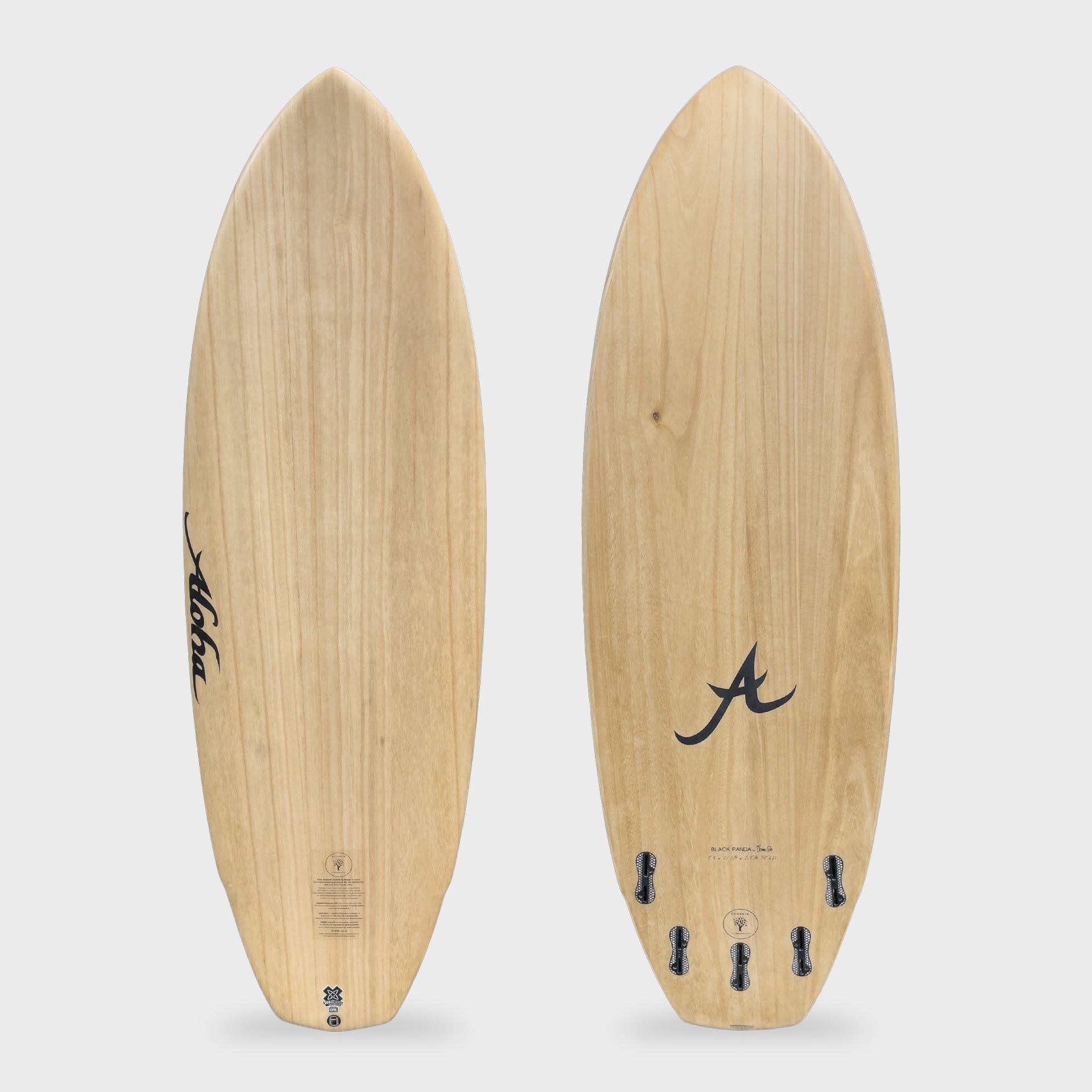 Aloha Black Panda FCS II Surfboard - 5'8 - ManGo Surfing