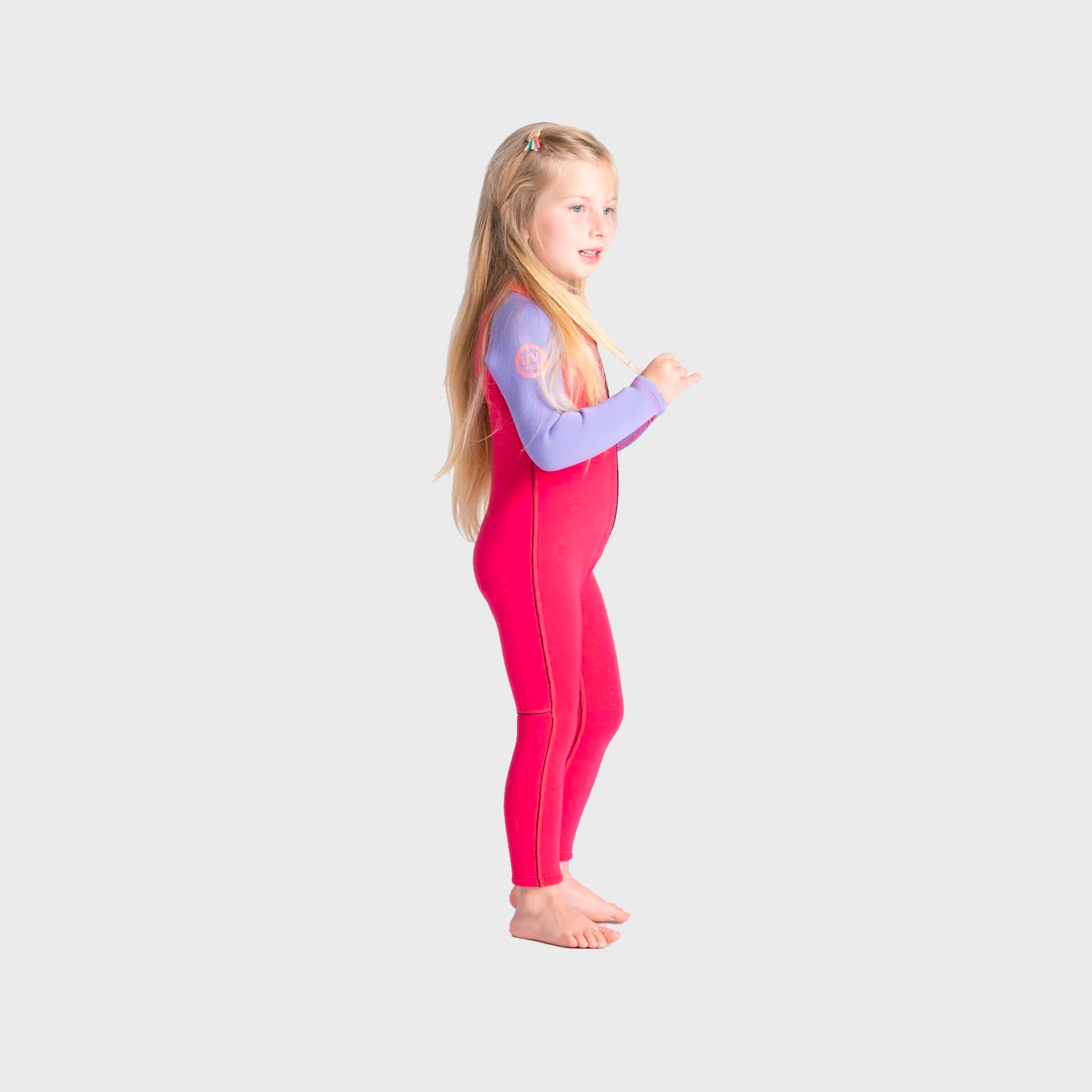 C-Skins C-KID Baby Steamer Wetsuit - Coral/Lilac/Bright Coral - ManGo Surfing