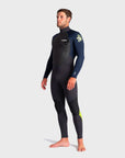 C-Skins Element 3/2 Mens Wetsuit - Anthracite/Slate/Lime - ManGo Surfing