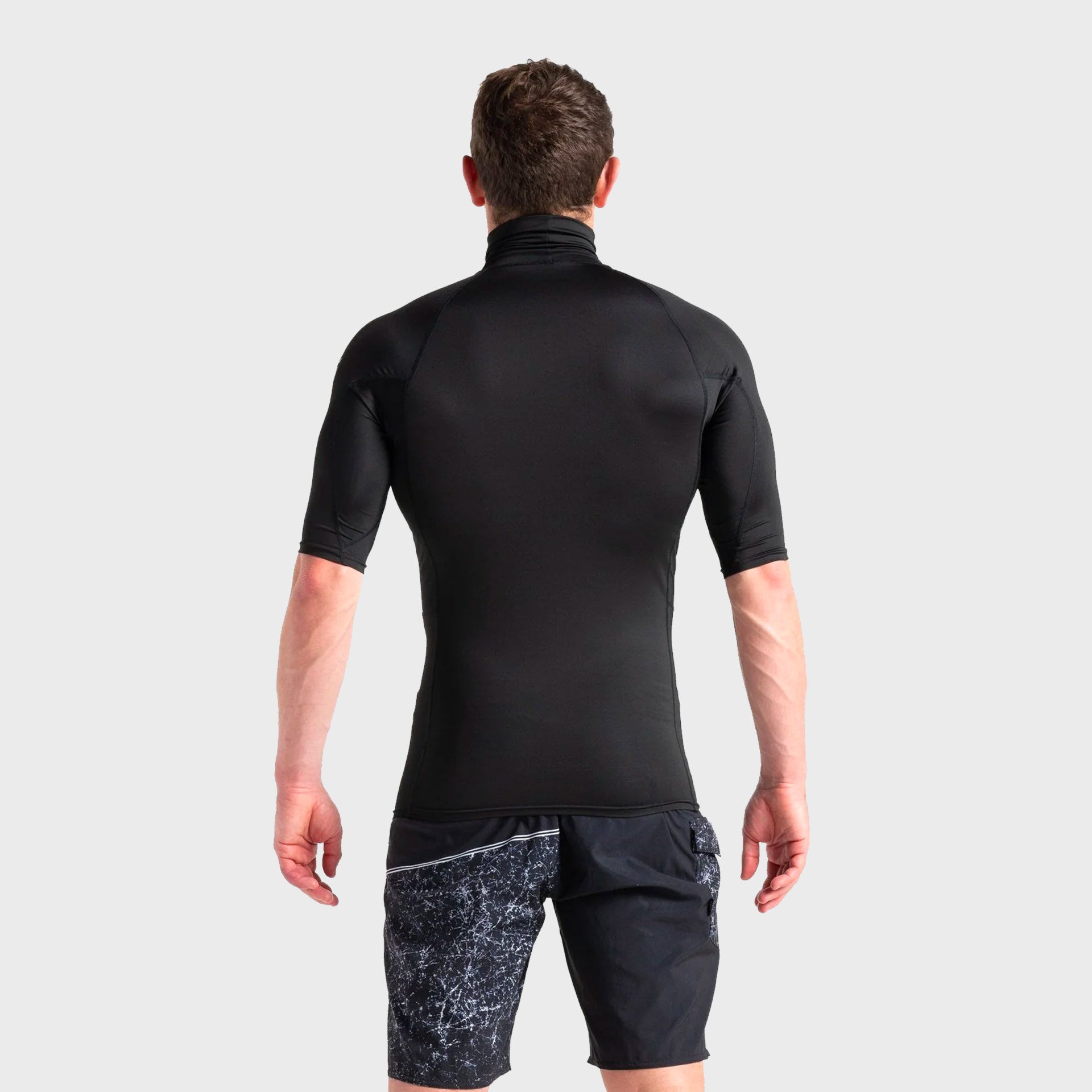 C-Skins Mens Short Sleeve Rash X Vest - Black - ManGo Surfing